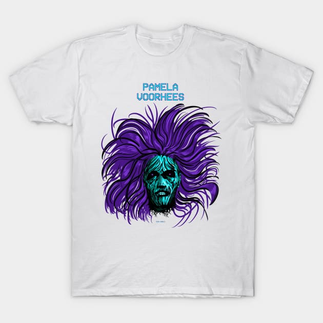 Pamela Voorhees 8 Bit T-Shirt by DougSQ